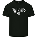 Viking Thor Odin Valhalla Norse Mythology Kids T-Shirt Childrens Black