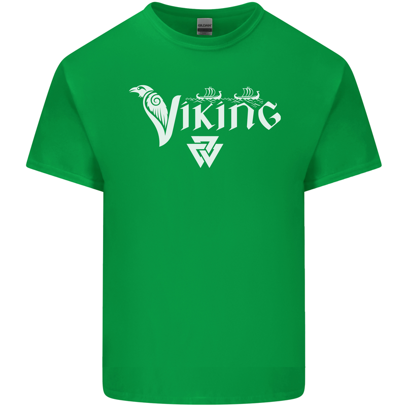 Viking Thor Odin Valhalla Norse Mythology Kids T-Shirt Childrens Irish Green