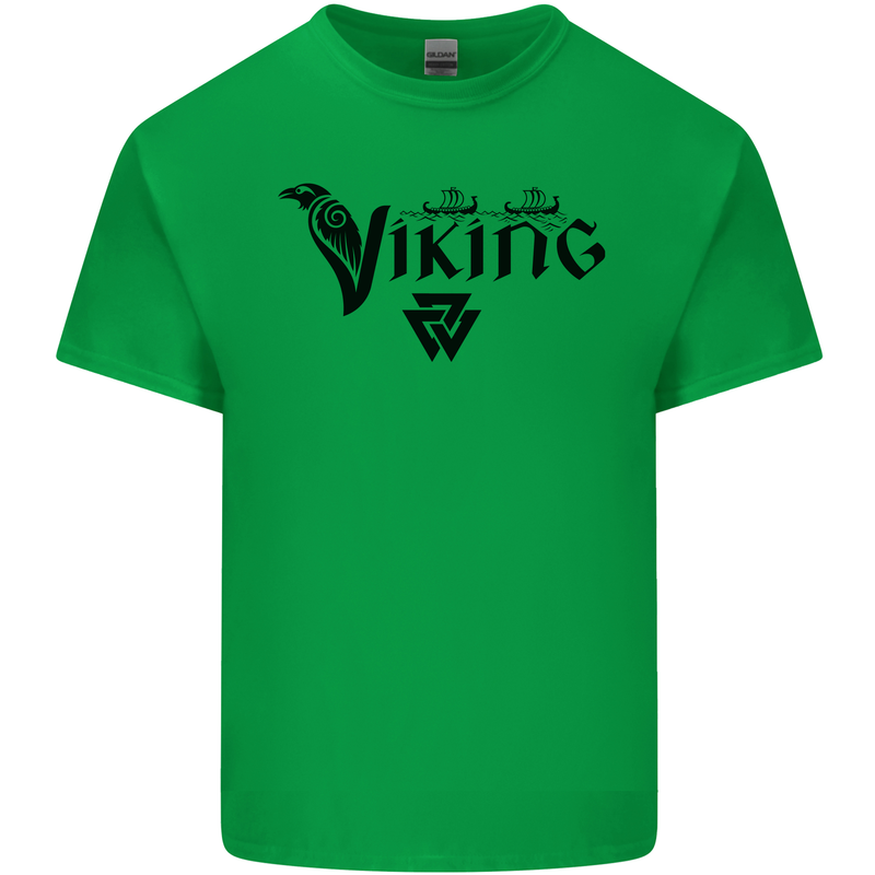 Viking Thor Odin Valhalla Norse Mythology Kids T-Shirt Childrens Irish Green