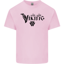 Viking Thor Odin Valhalla Norse Mythology Kids T-Shirt Childrens Light Pink