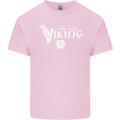 Viking Thor Odin Valhalla Norse Mythology Kids T-Shirt Childrens Light Pink