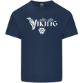 Viking Thor Odin Valhalla Norse Mythology Kids T-Shirt Childrens Navy Blue