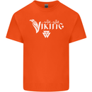 Viking Thor Odin Valhalla Norse Mythology Kids T-Shirt Childrens Orange