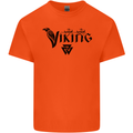 Viking Thor Odin Valhalla Norse Mythology Kids T-Shirt Childrens Orange