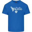 Viking Thor Odin Valhalla Norse Mythology Kids T-Shirt Childrens Royal Blue