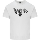 Viking Thor Odin Valhalla Norse Mythology Kids T-Shirt Childrens White