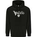 Viking Thor Odin Valhalla Norse Mythology Mens 80% Cotton Hoodie Black