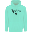 Viking Thor Odin Valhalla Norse Mythology Mens 80% Cotton Hoodie Peppermint