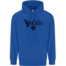Viking Thor Odin Valhalla Norse Mythology Mens 80% Cotton Hoodie Royal Blue