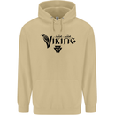 Viking Thor Odin Valhalla Norse Mythology Mens 80% Cotton Hoodie Sand