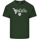 Viking Thor Odin Valhalla Norse Mythology Mens Cotton T-Shirt Tee Top Forest Green