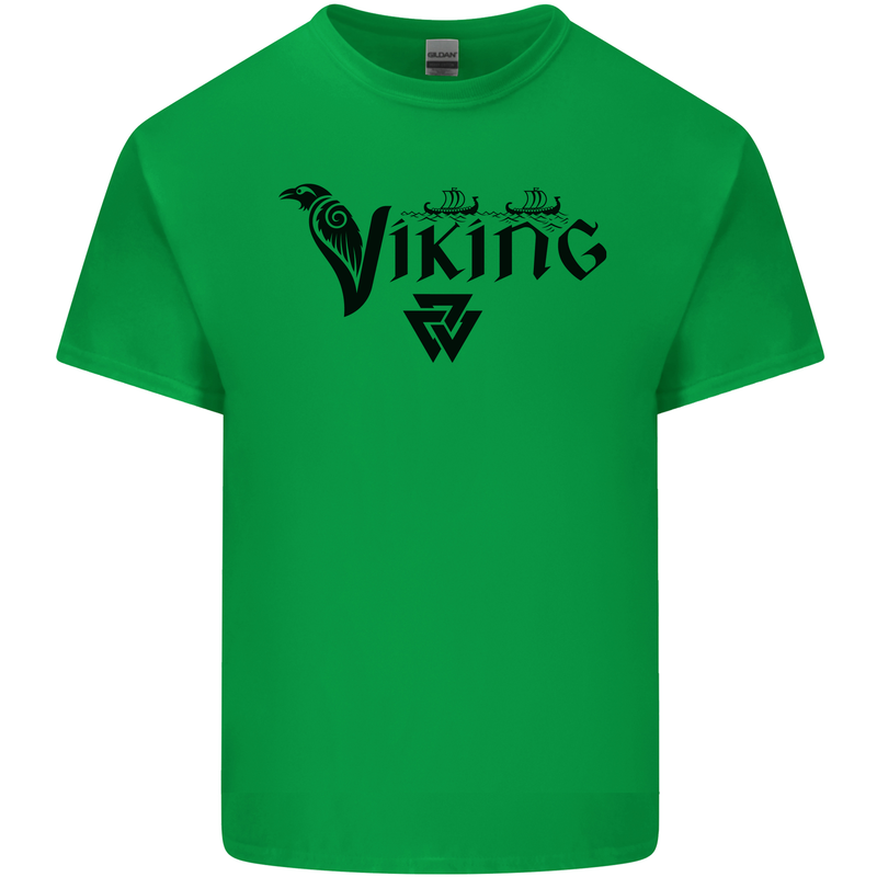 Viking Thor Odin Valhalla Norse Mythology Mens Cotton T-Shirt Tee Top Irish Green