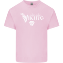 Viking Thor Odin Valhalla Norse Mythology Mens Cotton T-Shirt Tee Top Light Pink