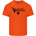 Viking Thor Odin Valhalla Norse Mythology Mens Cotton T-Shirt Tee Top Orange