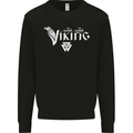 Viking Thor Odin Valhalla Norse Mythology Mens Sweatshirt Jumper Black