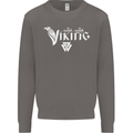 Viking Thor Odin Valhalla Norse Mythology Mens Sweatshirt Jumper Charcoal
