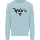 Viking Thor Odin Valhalla Norse Mythology Mens Sweatshirt Jumper Light Blue
