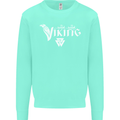 Viking Thor Odin Valhalla Norse Mythology Mens Sweatshirt Jumper Peppermint