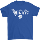 Viking Thor Odin Valhalla Norse Mythology Mens T-Shirt Cotton Gildan Royal Blue