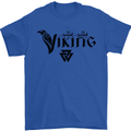 Viking Thor Odin Valhalla Norse Mythology Mens T-Shirt Cotton Gildan Royal Blue