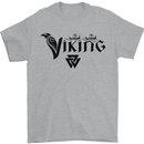 Viking Thor Odin Valhalla Norse Mythology Mens T-Shirt Cotton Gildan Sports Grey