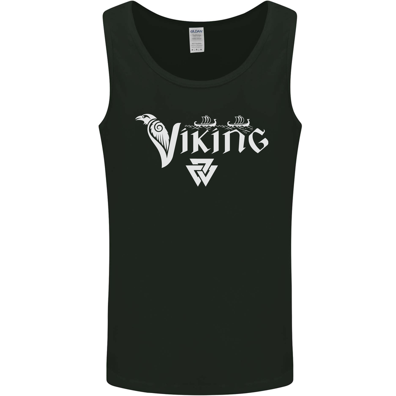 Viking Thor Odin Valhalla Norse Mythology Mens Vest Tank Top Black