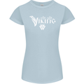 Viking Thor Odin Valhalla Norse Mythology Womens Petite Cut T-Shirt Light Blue