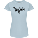 Viking Thor Odin Valhalla Norse Mythology Womens Petite Cut T-Shirt Light Blue