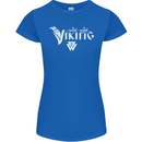 Viking Thor Odin Valhalla Norse Mythology Womens Petite Cut T-Shirt Royal Blue