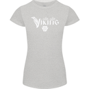 Viking Thor Odin Valhalla Norse Mythology Womens Petite Cut T-Shirt Sports Grey