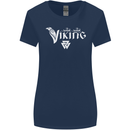 Viking Thor Odin Valhalla Norse Mythology Womens Wider Cut T-Shirt Navy Blue