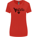 Viking Thor Odin Valhalla Norse Mythology Womens Wider Cut T-Shirt Red