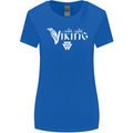 Viking Thor Odin Valhalla Norse Mythology Womens Wider Cut T-Shirt Royal Blue