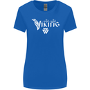 Viking Thor Odin Valhalla Norse Mythology Womens Wider Cut T-Shirt Royal Blue