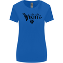 Viking Thor Odin Valhalla Norse Mythology Womens Wider Cut T-Shirt Royal Blue