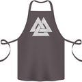 Viking Valknut Symbol  Norse Mythology Thor Cotton Apron 100% Organic Dark Grey
