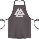 Viking Valknut Symbol  Norse Mythology Thor Cotton Apron 100% Organic Dark Grey