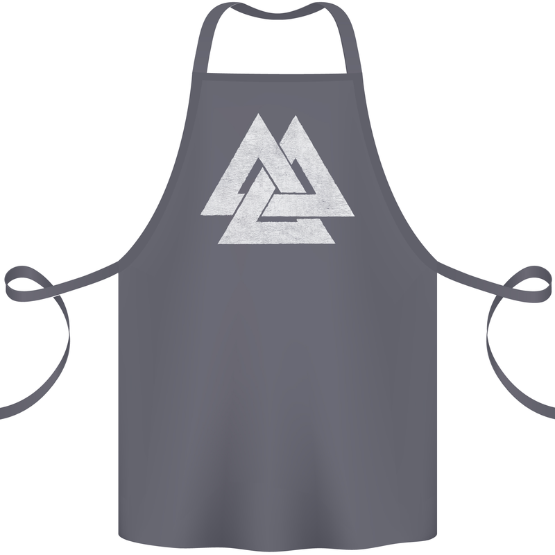 Viking Valknut Symbol  Norse Mythology Thor Cotton Apron 100% Organic Steel