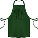 Viking Warior Skull Thor Odin Valhalla MMA Cotton Apron 100% Organic Forest Green