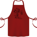 Viking Warior Skull Thor Odin Valhalla MMA Cotton Apron 100% Organic Maroon