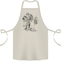 Viking Warior Skull Thor Odin Valhalla MMA Cotton Apron 100% Organic Natural