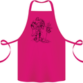 Viking Warior Skull Thor Odin Valhalla MMA Cotton Apron 100% Organic Pink