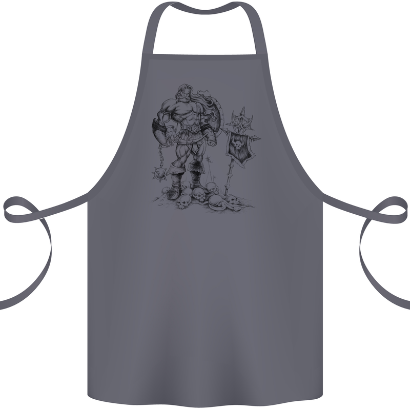 Viking Warior Skull Thor Odin Valhalla MMA Cotton Apron 100% Organic Steel