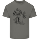 Viking Warior Skull Thor Odin Valhalla MMA Kids T-Shirt Childrens Charcoal