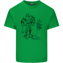 Viking Warior Skull Thor Odin Valhalla MMA Mens Cotton T-Shirt Tee Top Irish Green