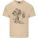 Viking Warior Skull Thor Odin Valhalla MMA Mens Cotton T-Shirt Tee Top Sand