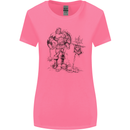 Viking Warior Skull Thor Odin Valhalla MMA Womens Wider Cut T-Shirt Azalea