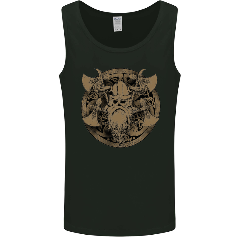 Viking Warrior Gym MMA Valhalla Odin Norse Mens Vest Tank Top Black