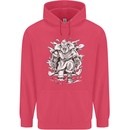 Viking Warrior Valhalla Odin Axe Gym God Childrens Kids Hoodie Heliconia