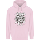 Viking Warrior Valhalla Odin Axe Gym God Childrens Kids Hoodie Light Pink